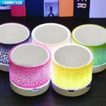 PHONEPACE A9 Bluetooth Speaker Mini Crack LED SD Card USB Subwoofer Portable MP3 Music Sound Column for PC Mobile Phone Etc.