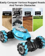 4WD Stunt Car RC Toy, Remote Control Car for Boys & Adults, All Terrain Monster Trucks for Ages 4-12 with Lights & Music - Image 6