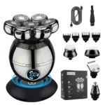 Electric Shaver 7D Floating Cutter Head Base Charging Portable Men Beard Trimmer Clipper Skull Shaver Waterproof Shaving