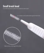 50/100pcs Bathroom Nylon Brush Shower Head Anti-clogging Cleaning Brush Mobile Phone Hole Pore Gap Wash Tools Toilet Accessorie - Image 4