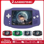 ANBERNIC RG34XX Retro Handheld Game Console 3.4" IPS Screen Linux 64-bit Video Gaming Player Support WiFi Bluetooth HD TV Output