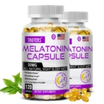 Melatonin - Helps with Sleep, Promotes Deep Sleep, Improves Mood, and Supports Circadian Rhythms and Nervous System Health