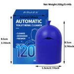 Automatic Toilet Cleaner with Portable Design, Whale Design, Slow-Release Cleaning, 1 Bottle, 150G Gel - Image 2