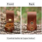 1PC Outdoor Camping Waist Storage Clip Gloves Key Loss Prevention Hook Outdoor Work Storage Leather Buckle Hiking Gadgets - Image 5