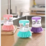 Kitchen Wash Pot Dish Brush Washing Utensils with Washing Up Liquid Soap Dispenser Household Kitchen Cleaning Accessories - Image 5