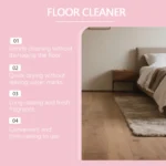 Jue Fish Concentrated Wood Floor Cleaner And Polish For Hardwood Laminate Tile Cleaning Restores Shine Removes Stains Dust Pet - Image 3