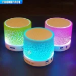 PHONEPACE A9 Bluetooth Speaker Mini Crack LED SD Card USB Subwoofer Portable MP3 Music Sound Column for PC Mobile Phone Etc. - Image 3