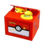 Pokemon Piggy Bank Action Figure Anime Cartoon Pikachu Electronic Plastic Money Box Steal Coin Piggy Bank Pokémon Kid Toys Gift - Image 2