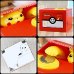 Pokemon Piggy Bank Action Figure Anime Cartoon Pikachu Electronic Plastic Money Box Steal Coin Piggy Bank Pokémon Kid Toys Gift - Image 4
