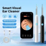 Wireless Ear Wax Removal Tool with Camera Safe Silicone Ear Cleaner for Adults and Kids Visual Otoscope Endoscope