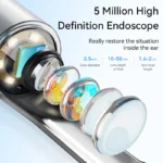 Visual Ear Wax Cleaner with Camera Safe Earwax Removal Endoscope with 5M Camera Luminous Otoscope Ear Cleaning Tools Ear Care - Image 5
