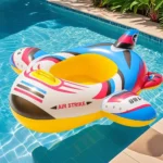 Aircraft Shape Baby Swim Ring Inflatable Circle Seat Swimming Circle Tube Design Floating Baby Swimming Float Seat Summer