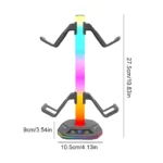 REMANK Game Controller Holder PS5 For PS5 slim PS4 PC XBox Control Handle Bracket Headphone Holder Storage Accessories RGB light - Image 5