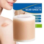 4x50cm Silicone Scar Tape Scar Sheets Soft Silicone Reusable Scar Away Scar Tape Self-Adhesive Effective Skin Care Strips