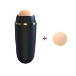 2 in1 Oil Absorbing Roller Natural Volcanic Stone Face Massage Body Stick Makeup Skin Care Tool Facial Pores Cleaning Oil Roller - Image 4