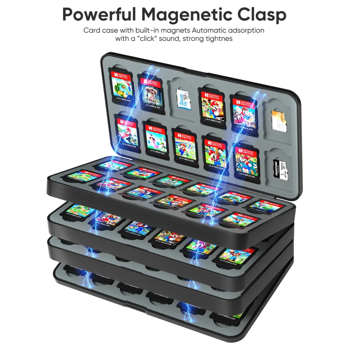 NEW 96/72/48 In 1 Switch Game Card Storage Case For Nintendo Switch/Swtich OLED Protective Cards Game Cards accessories - Image 2