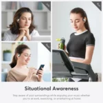 UYUXIO Open Ear BT 5.4 Earbuds Wireless Headphones 50H Playtime Sport Over Earphones OWS Built-in Mic Ear Buds with Ear Hooks - Image 5