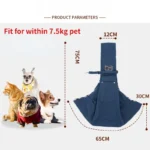 Comfortable Dog Bag Pet Crossbody Shoulder Bag Outdoor Travel Portable Cat Puppy Sling Carrier Bag Pet Carrying Supplies - Image 2