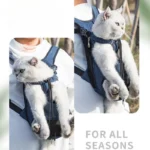 Double Shoulder Breathable Portable Travel Pet Dog Carrier Backpack Mesh Carrier Front Bag for Small Dog Cats Outdoor - Image 6