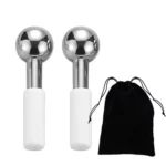 Stainless Steel Ice Globes Cooling Facial Sticks Beauty Spa Skin Care Tools Fine Wrinkles Tighten Pores Reduce Puffiness