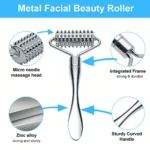Stainless Steel Facial Massage Roller Deep Tissue Massage Tool for Face, Acupressure Massager Body for Hand, Foot, Neck SPA Care - Image 4