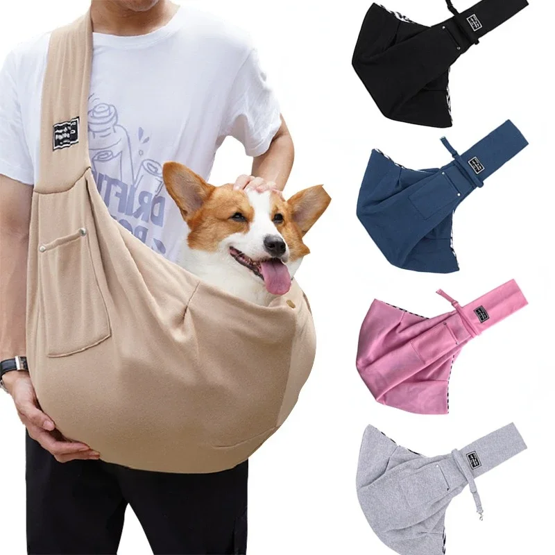 kf-S90ad61f427d94517acbb2e34e040d026c Comfortable Dog Bag Pet Crossbody Shoulder Bag Outdoor Travel Portable Cat Puppy Sling Carrier Bag Pet Carrying Supplies - Image 1
