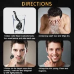 Professional 540 Needles for Facial Body Hair Growth Derma Roller for Skin Beard Beard Growth Micro Face Roller For Skin Care - Image 2