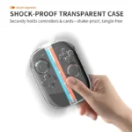 For Switch 2 Joycon Transparent Protective Case With Game Cards Storage Box for NS 2 Switch 2 case Gaming Accessories - Image 5