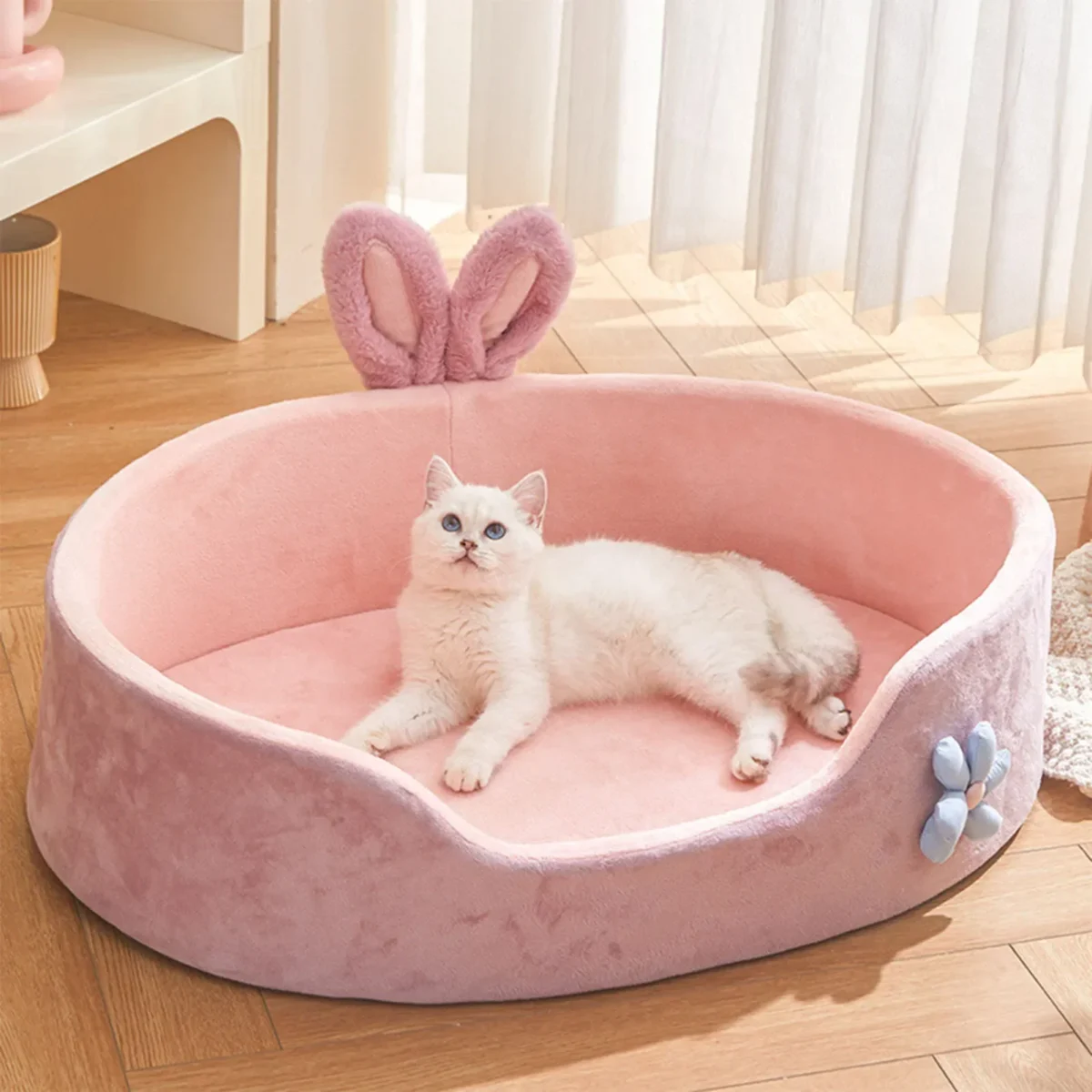 Soft Pet Bed Detachable Washable Dog Sleeping Very Soft Comfortable Warm Cat Mats Four Seasons Detachable Pet Beds Supplies - Image 3