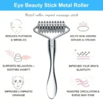 Stainless Steel Facial Massage Roller Deep Tissue Massage Tool for Face, Acupressure Massager Body for Hand, Foot, Neck SPA Care - Image 3