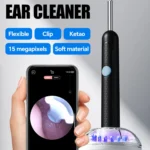 Visual Ear Wax Cleaner with Camera Safe Earwax Removal Endoscope with 5M Camera Luminous Otoscope Ear Cleaning Tools Ear Care