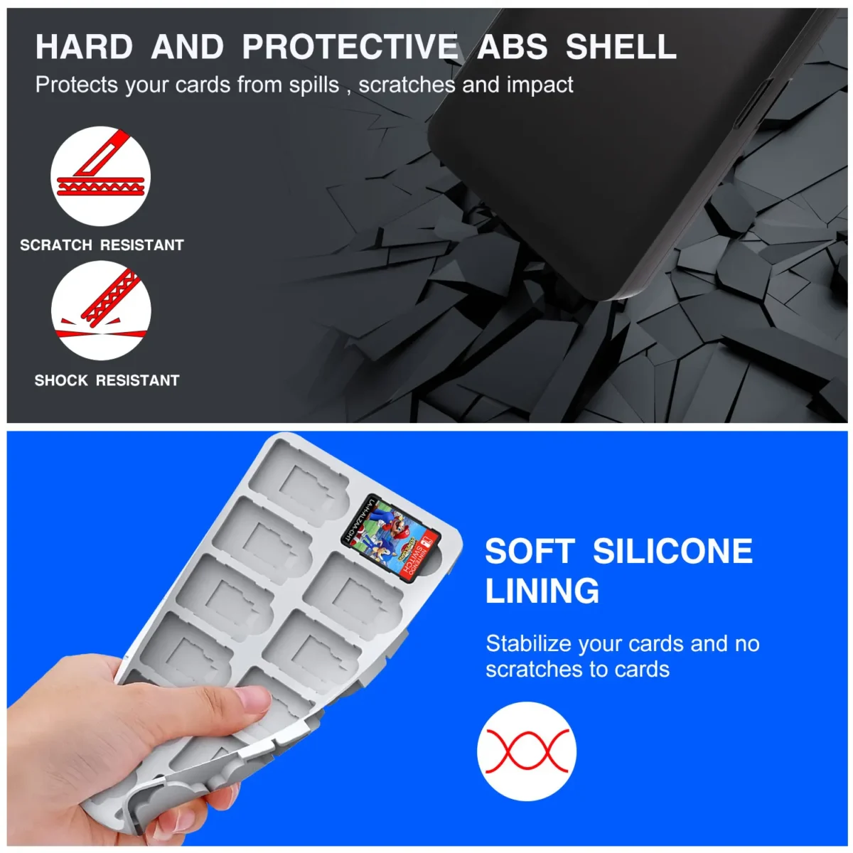 NEW 96/72/48 In 1 Switch Game Card Storage Case For Nintendo Switch/Swtich OLED Protective Cards Game Cards accessories - Image 3